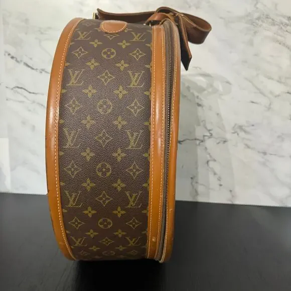 Louis Vuitton French Co. Hat Box bag Vintage Boite Chapeau monogram LV trunk - Picture 8 of 16